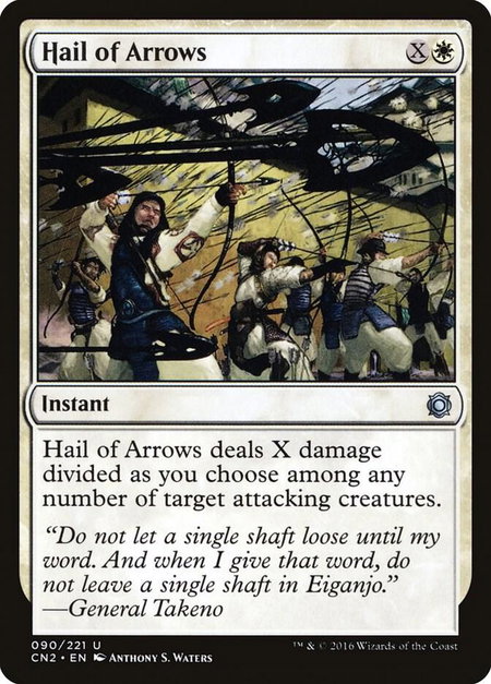 Hail of Arrows - Conspiracy: Take the Crown Magic: The Gathering trading card