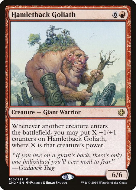 Hamletback Goliath - Conspiracy: Take the Crown Magic: The Gathering trading card