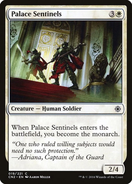 Palace Sentinels - Conspiracy: Take the Crown Magic: The Gathering trading card