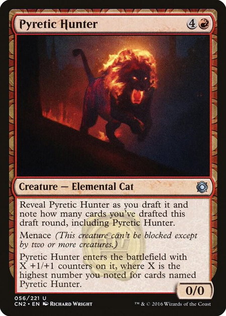 Pyretic Hunter - Conspiracy: Take the Crown Magic: The Gathering trading card