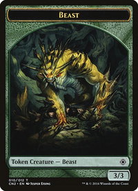 Beast Token - Conspiracy: Take the Crown (CN2) #10 - Token Magic: The Gathering Trading Card