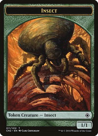 Insect Token - Conspiracy: Take the Crown (CN2) #11 - Token Magic: The Gathering Trading Card