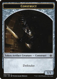Construct Token - Conspiracy: Take the Crown (CN2) #12 - Token Magic: The Gathering Trading Card