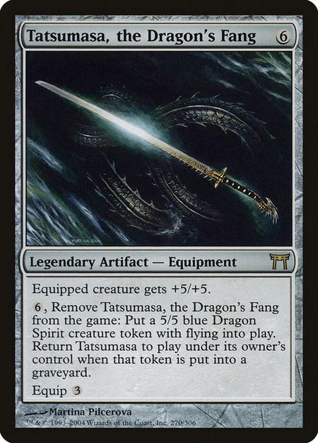 Tatsumasa, the Dragon's Fang - Champions of Kamigawa Magic: The Gathering trading card