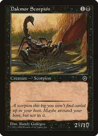 Dakmor Scorpion - Portal Second Age (P02) #70 - Common Magic: The Gathering Trading Card