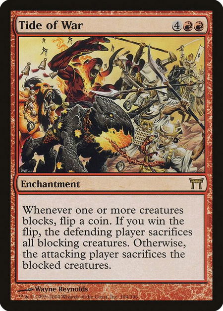 Tide of War - Champions of Kamigawa Magic: The Gathering trading card
