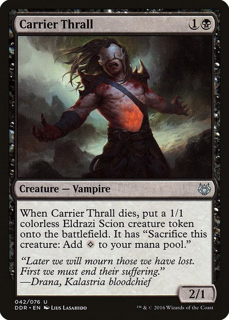 Carrier Thrall - Duel Decks: Nissa vs. Ob Nixilis Magic: The Gathering trading card