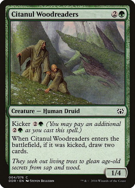 Citanul Woodreaders - Duel Decks: Nissa vs. Ob Nixilis Magic: The Gathering trading card