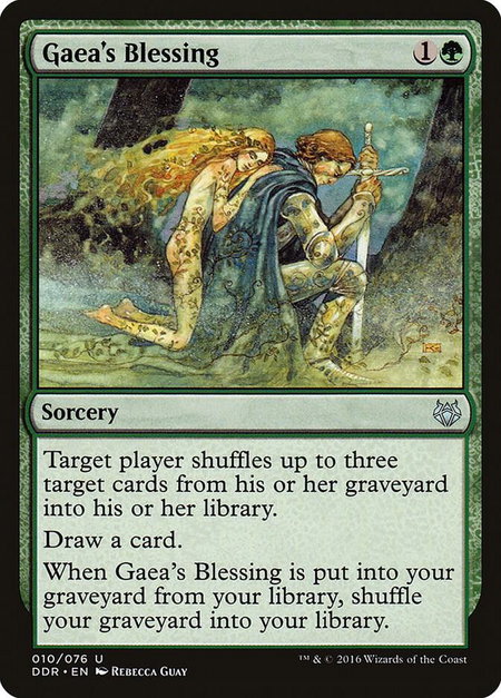 Gaea's Blessing - Duel Decks: Nissa vs. Ob Nixilis Magic: The Gathering trading card