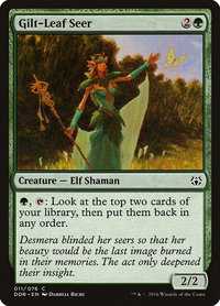 Gilt-Leaf Seer - Duel Decks: Nissa vs. Ob Nixilis (DDR) #11 - Common Magic: The Gathering Trading Card