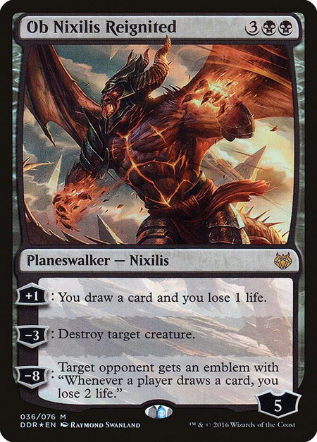 Ob Nixilis Reignited - Duel Decks: Nissa vs. Ob Nixilis Magic: The Gathering trading card