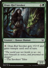 Oran-Rief Invoker - Duel Decks: Nissa vs. Ob Nixilis (DDR) #17 - Common Magic: The Gathering Trading Card