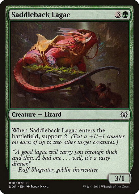 Saddleback Lagac - Duel Decks: Nissa vs. Ob Nixilis Magic: The Gathering trading card