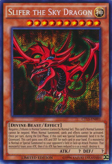 Slifer the Sky Dragon - 2016 Mega-Tins YuGiOh trading card