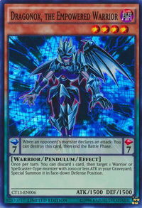 Dragonox, the Empowered Warrior - 2016 Mega-Tins (CT13) #CT13-EN006 - Super Rare YuGiOh Trading Card