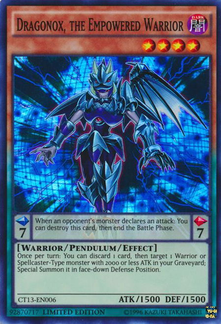 Dragonox, the Empowered Warrior - 2016 Mega-Tins YuGiOh trading card
