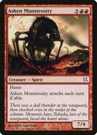 Ashen Monstrosity - Betrayers of Kamigawa (BOK) #93 - Uncommon Magic: The Gathering Trading Card