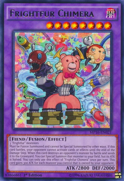 Frightfur Chimera - 2016 Mega-Tins Mega Pack YuGiOh trading card
