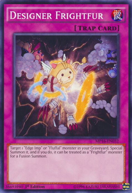 Designer Frightfur trading card from 2016 Mega-Tins Mega Pack Designer Frightfur - 2016 Mega-Tins Mega Pack YuGiOh trading card