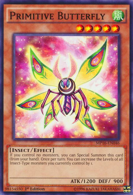 Primitive Butterfly - 2016 Mega-Tins Mega Pack YuGiOh trading card