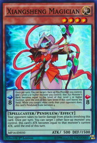 Xiangsheng Magician - 2016 Mega-Tins Mega Pack (MP16) #MP16-EN050 - Super Rare YuGiOh Trading Card