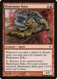 Blademane Baku - Betrayers of Kamigawa (BOK) #95 - Common Magic: The Gathering Trading Card