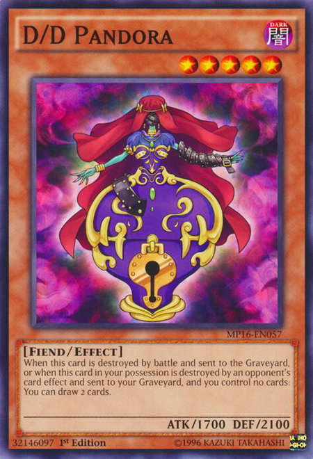 D/D Pandora - 2016 Mega-Tins Mega Pack YuGiOh trading card