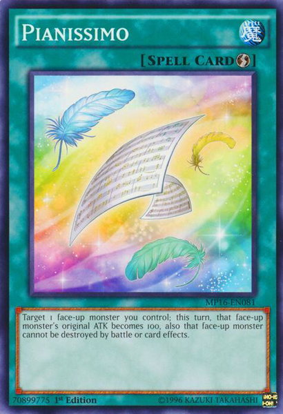 Pianissimo - 2016 Mega-Tins Mega Pack YuGiOh trading card