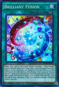 Brilliant Fusion - 2016 Mega-Tins Mega Pack (MP16) #MP16-EN082 - Super Rare YuGiOh Trading Card