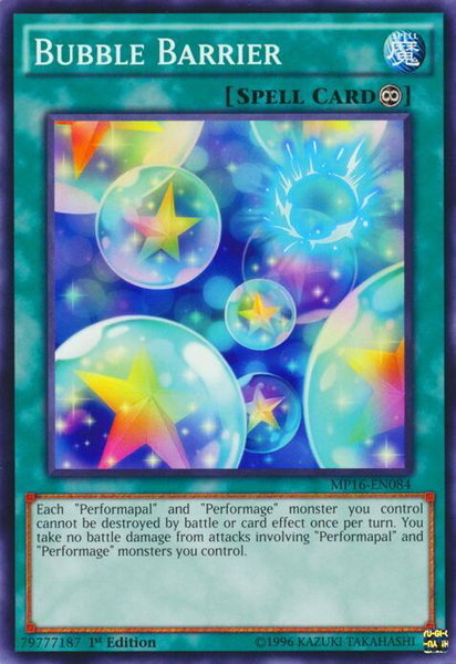 Bubble Barrier - 2016 Mega-Tins Mega Pack YuGiOh trading card