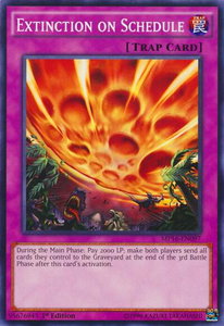 Extinction on Schedule - 2016 Mega-Tins Mega Pack (MP16) #MP16-EN097 - Common / Short Print YuGiOh Trading Card