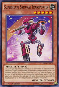 Superheavy Samurai Transporter - 2016 Mega-Tins Mega Pack (MP16) #MP16-EN109 - Common / Short Print YuGiOh Trading Card
