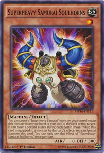 Superheavy Samurai Soulhorns - 2016 Mega-Tins Mega Pack (MP16) #MP16-EN111 - Common / Short Print YuGiOh Trading Card