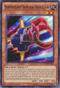 Superheavy Samurai Soulclaw - 2016 Mega-Tins Mega Pack (MP16) #MP16-EN112 - Common / Short Print YuGiOh Trading Card