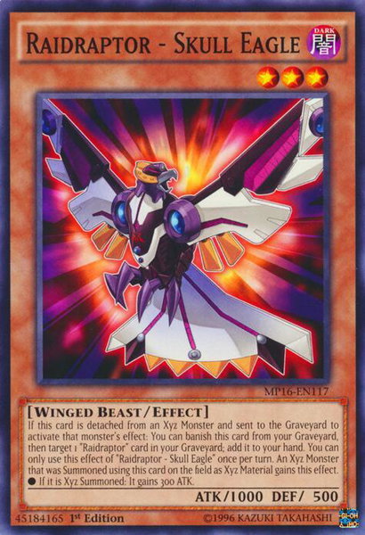 Raidraptor - Skull Eagle - 2016 Mega-Tins Mega Pack YuGiOh trading card