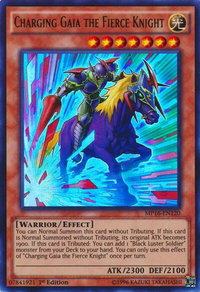 Charging Gaia the Fierce Knight - 2016 Mega-Tins Mega Pack (MP16) #MP16-EN120 - Ultra Rare YuGiOh Trading Card
