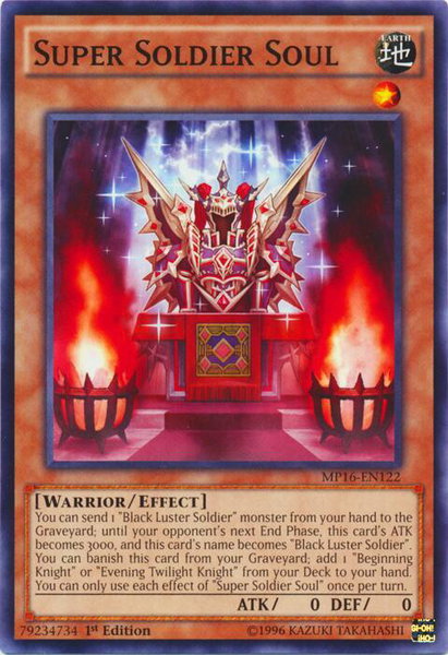 Super Soldier Soul - 2016 Mega-Tins Mega Pack YuGiOh trading card