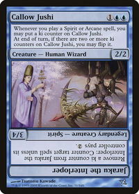 Callow Jushi - Betrayers of Kamigawa (BOK) #31 - Uncommon Magic: The Gathering Trading Card