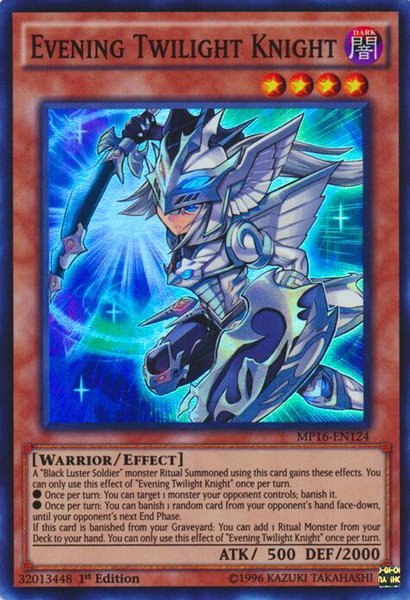 Evening Twilight Knight - 2016 Mega-Tins Mega Pack YuGiOh trading card