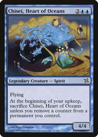 Chisei, Heart of Oceans - Betrayers of Kamigawa (BOK) #32 - Rare Magic: The Gathering Trading Card