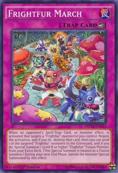Frightfur March - 2016 Mega-Tins Mega Pack YuGiOh trading card