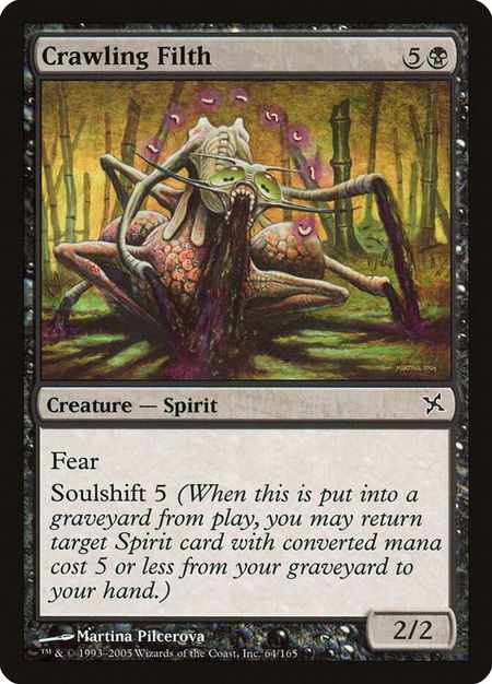 Crawling Filth - Betrayers of Kamigawa Magic: The Gathering trading card