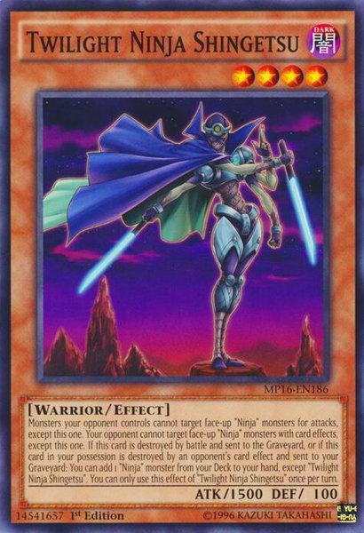 Twilight Ninja Shingetsu - 2016 Mega-Tins Mega Pack YuGiOh trading card