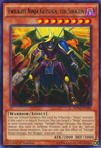 Twilight Ninja Getsuga, the Shogun - 2016 Mega-Tins Mega Pack (MP16) #MP16-EN188 - Rare YuGiOh Trading Card