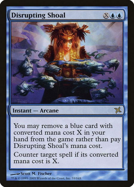 Disrupting Shoal - Betrayers of Kamigawa Magic: The Gathering trading card
