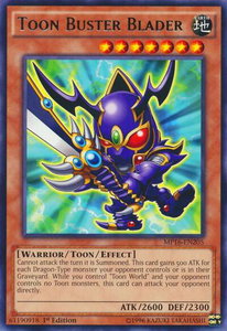 Toon Buster Blader - 2016 Mega-Tins Mega Pack (MP16) #MP16-EN205 - Rare YuGiOh Trading Card