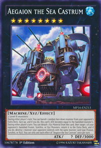 Aegaion the Sea Castrum - 2016 Mega-Tins Mega Pack (MP16) #MP16-EN213 - Common / Short Print YuGiOh Trading Card