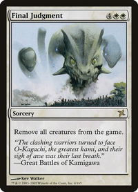 Final Judgment - Betrayers of Kamigawa (BOK) #4 - Rare Magic: The Gathering Trading Card