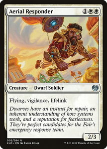 Aerial Responder - Kaladesh (KLD) #2 - Uncommon Magic: The Gathering Trading Card