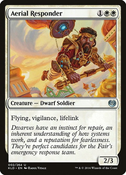 Aerial Responder - Kaladesh Magic: The Gathering trading card